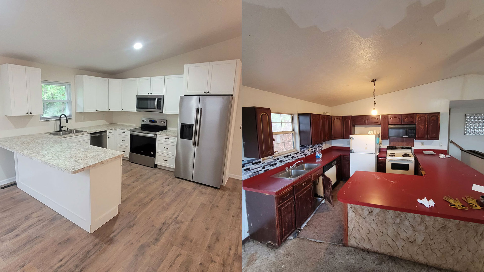 Kitchen Remodel - Warren's Roofing and Construction